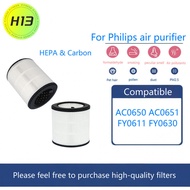 For Philips air purifier filter AC0650 AC0651 FY0611 FY0630 series600i  HEPA & Carbon