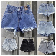 Alibaba 1688 Market Purchase Jeans Wholesale Women's Stall Supply Denim Shorts Wholesale Market