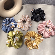 Small daisy hair rope satin large intestine hair band rubber band hair tie headdress d5211