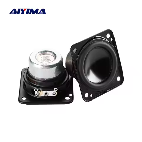 AIYIMA 2 Pcs 1.9 Inch 4 Ohm 20 W Speaker Full Range Portable Audio Graphene Sound Basin 48mm Neodymi