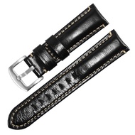 Genuine leather men's watch strap suitable for Citizen Longines Tissot Seiko Panerai calfskin strap 20 22 24mm