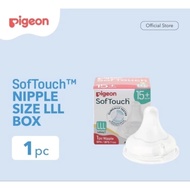 Pigeon Softtouch Plus nipple 1pc box LLL wideneck rubber nipple LLL. Contents 1