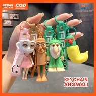 GANTUNGAN 141. Anomali Keychain Tung Tung Sahur Keychain/ Cappucina Ballerina/ Assasino Cappuccino/