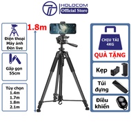 Phone Tripod and 360 Degree Camera Tripod, 170cm High Photography Video Tripod Stand - HOLOCOM