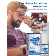 Eye Drops for Vision Correction,Relieve Eye Fatigue Mild Acid Swelling Redness Correct Vision