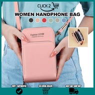 🔥SG🔥 Women Handphone Bag/ Korean Leather Phone Wallet For Women/ Ladies Wallet Sling Bag/ Phone Bag Shoulder Bag