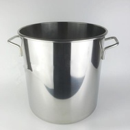 20-50CM加厚湯桶不銹鋼桶湯桶帶蓋不銹鋼米桶多用桶大鍋不銹鋼蓋