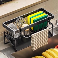 ADD Multifunctional Sponge Rack Kitchen Shelf Sink Rag Dishwashing Detergent Dishcloth Organizer Kit