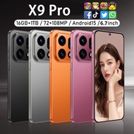 NEW Product X9Pro 4G/5G Smartphone GPS 6.7-inch Memory 16GB RAM+1TB ROM Support Multiple Games
