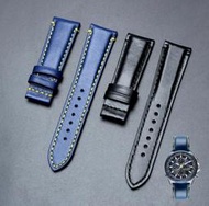 錶帶屋 義大利 23mm 收 20mm 小羊皮錶帶可代用ARMANI 星辰藍天使 AT8020 單表帶不含扣