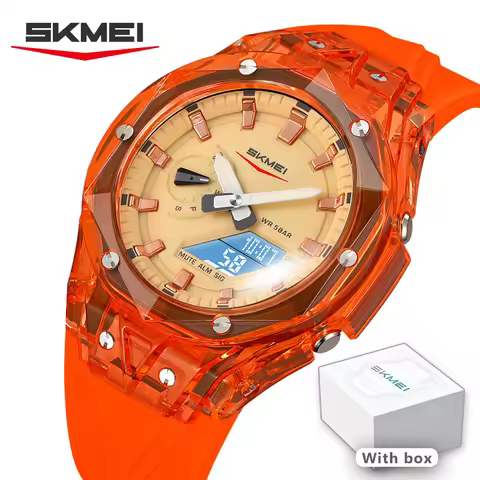 SKMEI Electronic Circle Fashion Sport Men's Wristwatch Daylight Saving Time Countdown Digital Watch 