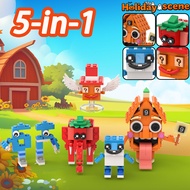 Italian Brainrot 5-in-1 Brainrot 67 Meme Building Blocks Set STEM Construction Toy Creative DIY Bric