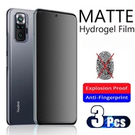 3PCS Matte 9H Protector For Redmi Note 11T 11SE 11S 11R 11E 11 10 10S 10T 9S 9T 9 8T 8 7S 7 Pro Plus