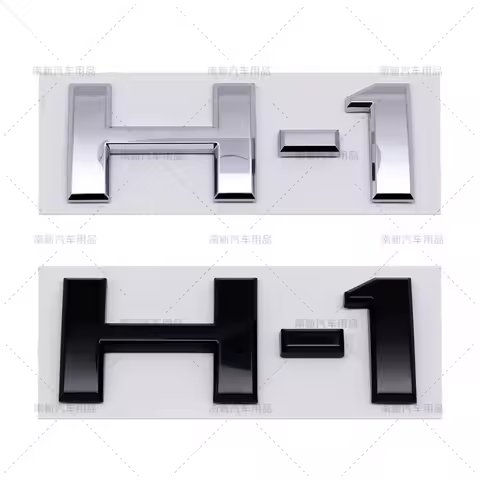 H-1 labeling is suitable for hyundai Huiyi H1 rear lettering tailgate logo, body H English labeling,