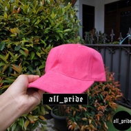 Pink Fanta Baseball Cap/Fuschia Plain Polo Cap Distro Men Women Adult Material Premium Iron Zipper Hook