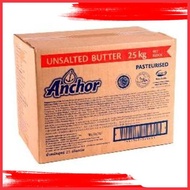 Terbaru (Bbr) Anchor Unsalted Butter 25Kg Kemasan Asli Mentega Anchor