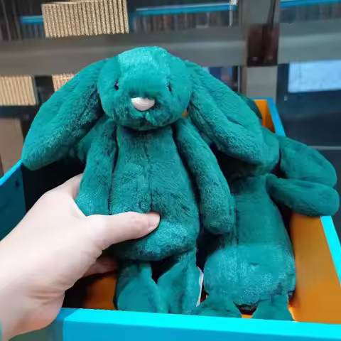 In Stock New Replica Jc 18cm Little Santa Bunny Series Color Bunny Plush Dolls Kawaii Girls' Gifts C