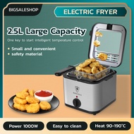 KAISA VILLA 1000/2000W 2.5/3.5 Liter Home Use Electric Deep Fryer Goreng Minyak Goreng 200V 50Hz
