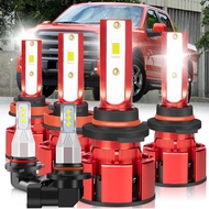 For Ford F150 2015-2024 Light Bulbs with 20,000 RPM Cooling Fan, 800% Brightness Hi and Lo Beam+Fog 