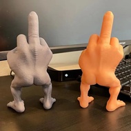 New Product Funny Influencer Toys Tricky Decompression Gifts Vertical Middle Finger Funny Large Funn
