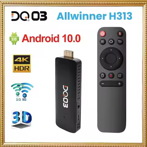 VONTAR DQ03 Mini TV Stick Android 10 QuadCore Support 4K@60fps HDR10+ 2.4G&5.8G Dual Wifi 1G8G 2G16G