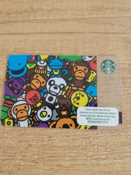 Starbucks Card 2019絕版 Bathing APE Baby Milo 儲值卡 （內含$100)