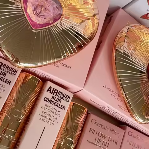 Charlotte Tilbury Cheek Chic Blush Silky Radiant Buildable & Lip Cheat Waterproof Longwear 6H & Pill