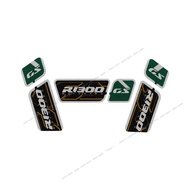 For BMW R 1300 GS GS 1300 R1300GS 2024 Motorcycle Accessories Suitcase Sticker Rubber Matte Sticker 