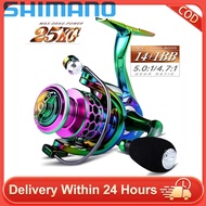 VX Full Metal Spinning Fishing Reel 1000-7000Series 5.0:1 Max Drag 10KG Saltwater Freshwater Fishing