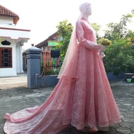 gaun pengantin muslimah gaun pengantin barbie wedding dress