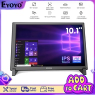 Eyoyo 10นิ้ว1280X800 IPS หน้าจอราสเบอร์รี่ Pi หน้าจอสัมผัส10จุดจอภาพ HDMI แบบพกพา Capacitive สำหรับ PS4สวิตช์แล็ปท็อปราสเบอร์รี่ Pi 4B 3B + 3A 3B + 2B B +