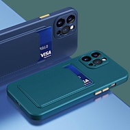 หรูหราผู้ถือบัตรโทรศัพท์ Case สำหรับ iPhone 14 13 12 11 Pro Max Mini XS XR 7 8 Plus SE 2020กันกระแทก TPU กระเป๋าสตางค์นุ่มปกหลัง