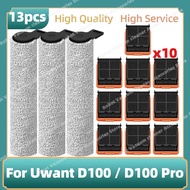 Compatible For UWANT D100 / D100 PRO / D500 / D500 PRO Vacuum Replacement Parts Roller Brush HEPA Fi