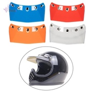 [freneci] Helmet Visor Peak 5-snap Universal Vintage Protector Accessories Easy to Install Direct Re