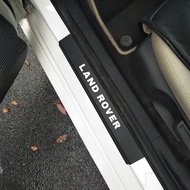 4PCS carbon fiber vinyl sticker Car Door Sill Scuff Plate for LAND ROVER Range Rover Discovery Freel