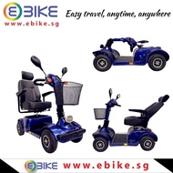 [Stock-In] Heavy duty Powerful electric 4 wheels mobility scooters for adult