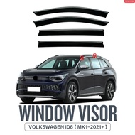 Suitable for VOLKSWAGEN ID6 Rain Gear Rearview Mirror Rain Eyebrow VOLKSWAGEN ID6 Window visor High 