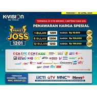 Paket Joss Kvision 1 Bulan dan 6 Bulan K-vision Bromo Cartenz Gol