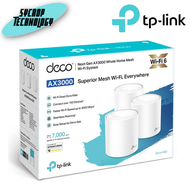 TP-Link Deco X60 AX3000 Smart Home Mesh Wi-Fi System (2 Pack) ประกันศูนย์ เช็คสินค้าก่อนสั่งซื้อ