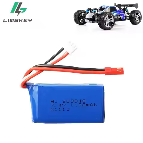For Wltoys A949 A959 A969 A979 K929 1/18 Rc Car LiPo Battery 7.4V 1100mah 25c A949 27 Part for Wltoy