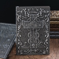 Gothic Style Ace of Wands Embossed A5 Notebook Vintage 3D Embossed Journal Diary Gift Bible Book Ret