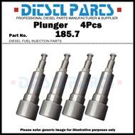 4Pcs Pump Element Plunger 185.7 185/7 Plunger and Barrel Assembly 090150-1857 for Mitsubishi Fuso Ca