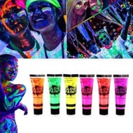 UV luminescent fluorescent luminescent paint for face and body art paint for Halloween party