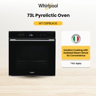 Whirlpool W7 OSPBLAUS 6TH SENSE 73L Assisted SteamSense Pyrolytic Oven with 2 Years Warranty