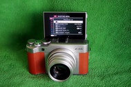Fuji Fujifilm X-A5 24.3MP 4K Video Wi-Fi, USB, Bluetooth, HDMI Brown Color Digital camera with MF 35mm F1.6 Silver lens, XA5, XA-5