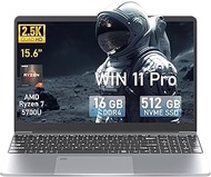 165Hz 2.5K FHD Display 15.6-inch Laptop AMD R7 5700U(up to 4.3GHz) with Radeon Graphics Notebook Com