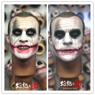 [Special Offer] Ready Stock Hot Spirit 1/6 Batman Joker Robber Joker Head Sculpture Heath Ledger Jok