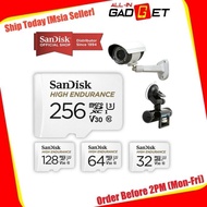 SanDisk High Endurance 64GB 100MB/s MicroSDXC Card with Adapter Memory Card for CCTV IPTV Dashcam & 