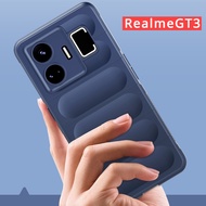 For Realme GT Neo5 GT3 3 5G 2023 RMX3709 Case RealmeGT3 Square Fashion Flexible Silicone TPU Bumper Camera Protect Shell Compatible Airbag Lens Matte Shockproof Casing Soft Cover