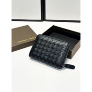 Bv Classic Woven Card Case Wallet Women's Fashion Casual Clutch